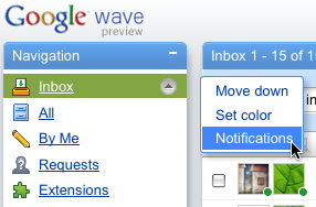 Google Wave Notifications